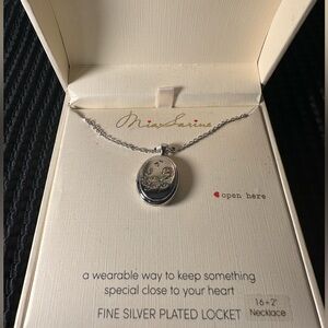 🆕Silver Plated Locket Necklace